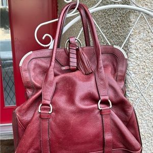 Vintage Celine Paris leather handbag in good used condition